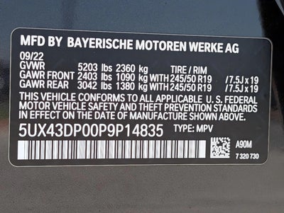 2023 BMW X3 sDrive30i Sports Activity Vehicle