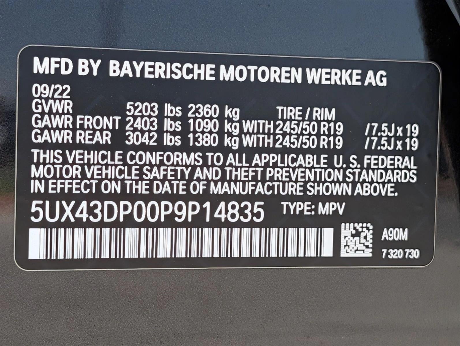 2023 BMW X3 sDrive30i Sports Activity Vehicle