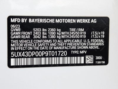 2023 BMW X3 sDrive30i Sports Activity Vehicle