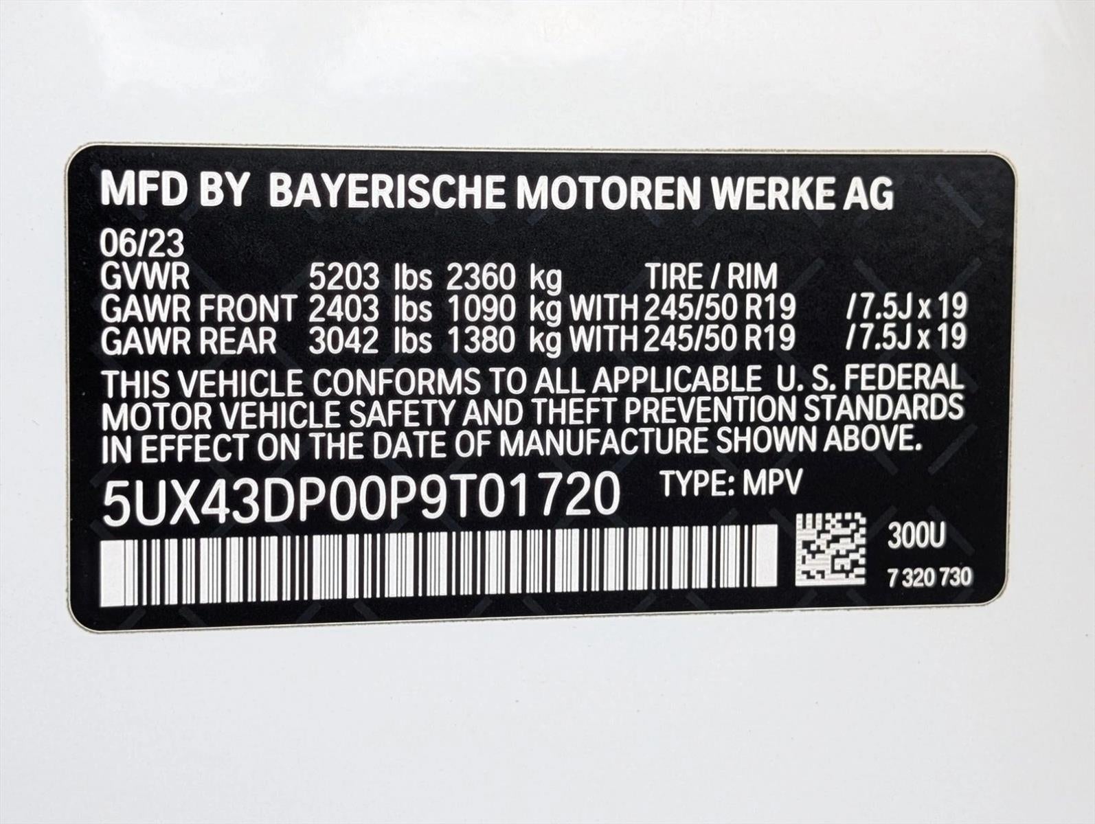 2023 BMW X3 sDrive30i Sports Activity Vehicle