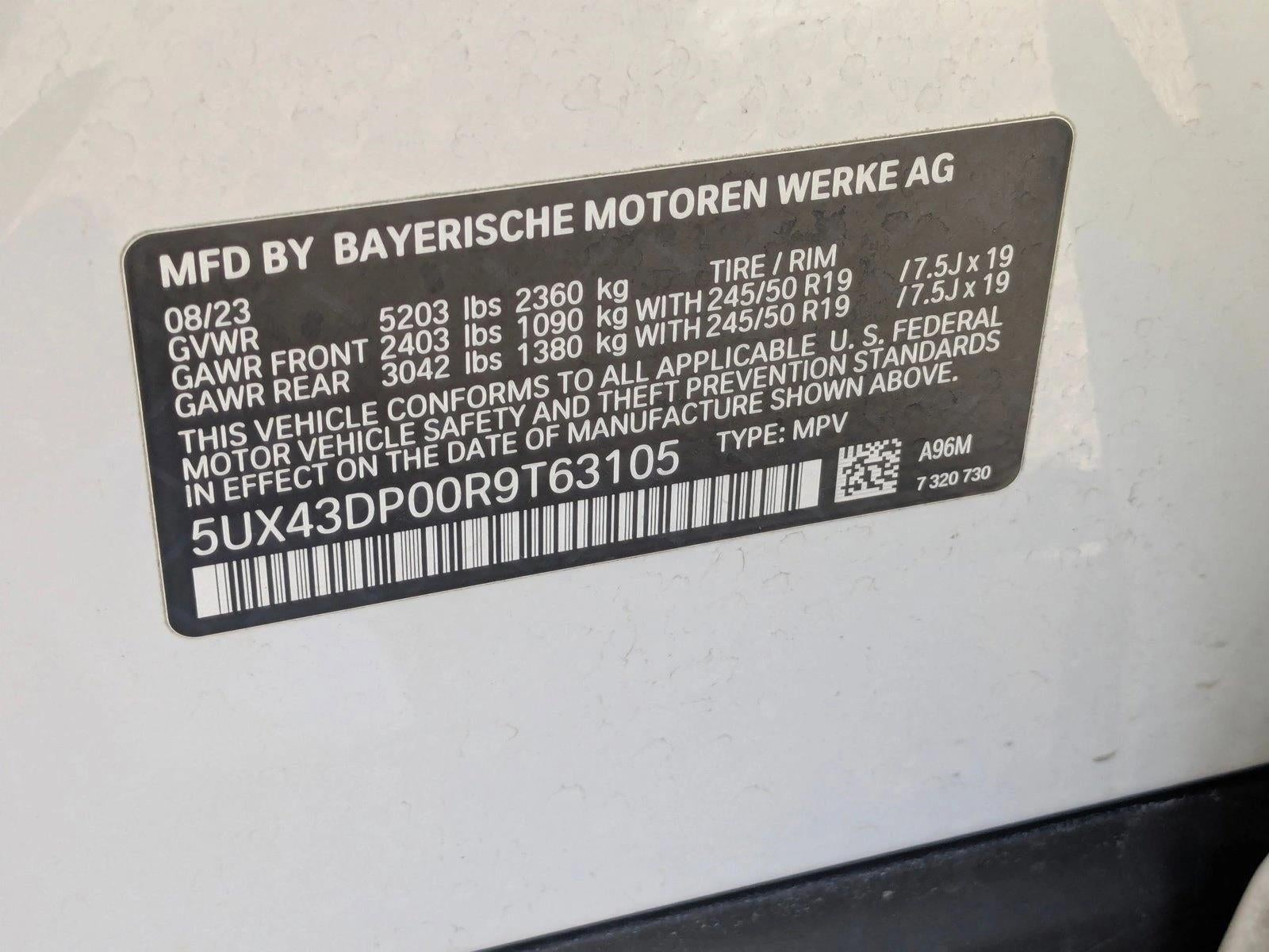 2024 BMW X3 sDrive30i Sports Activity Vehicle