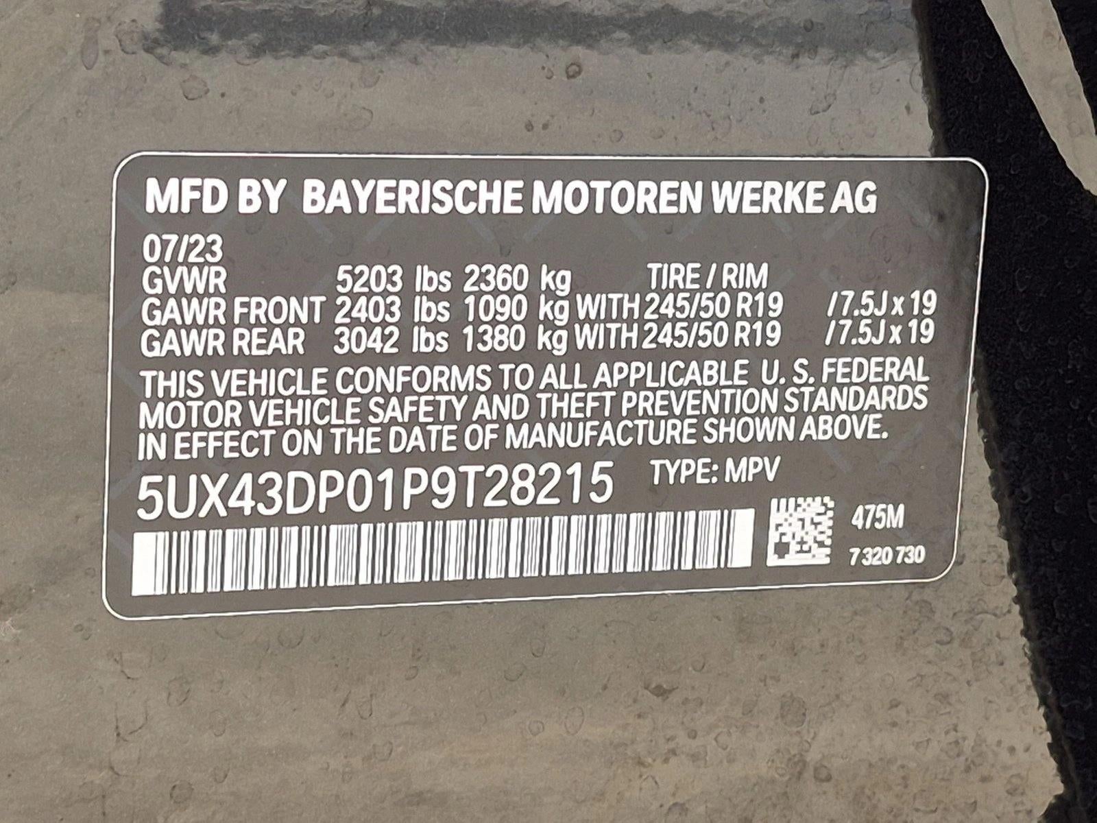 2023 BMW X3 sDrive30i Sports Activity Vehicle