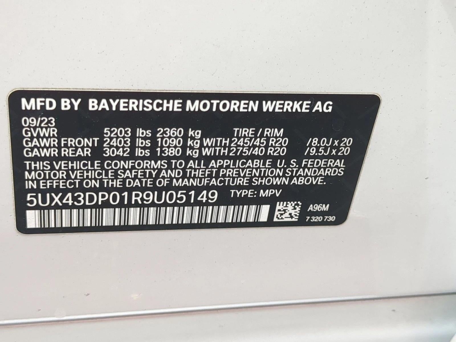 2024 BMW X3 sDrive30i Sports Activity Vehicle