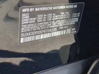 2023 BMW X3 sDrive30i Sports Activity Vehicle