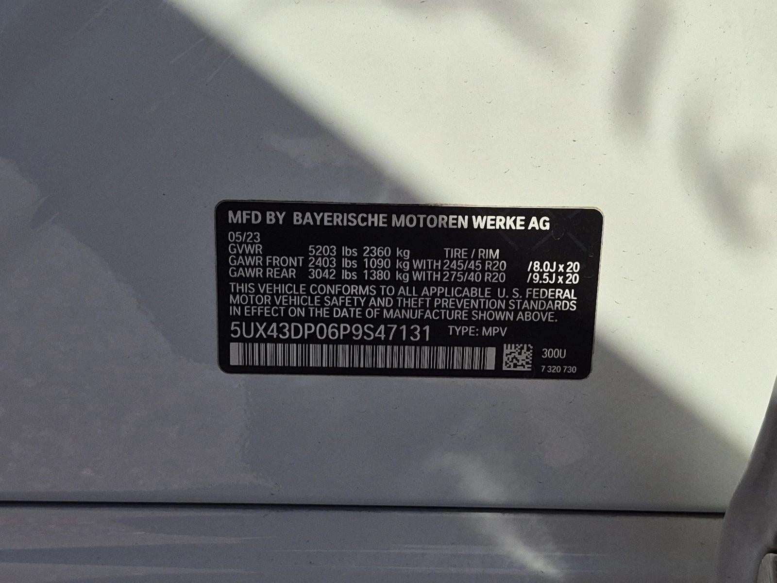 2023 BMW X3 sDrive30i Sports Activity Vehicle