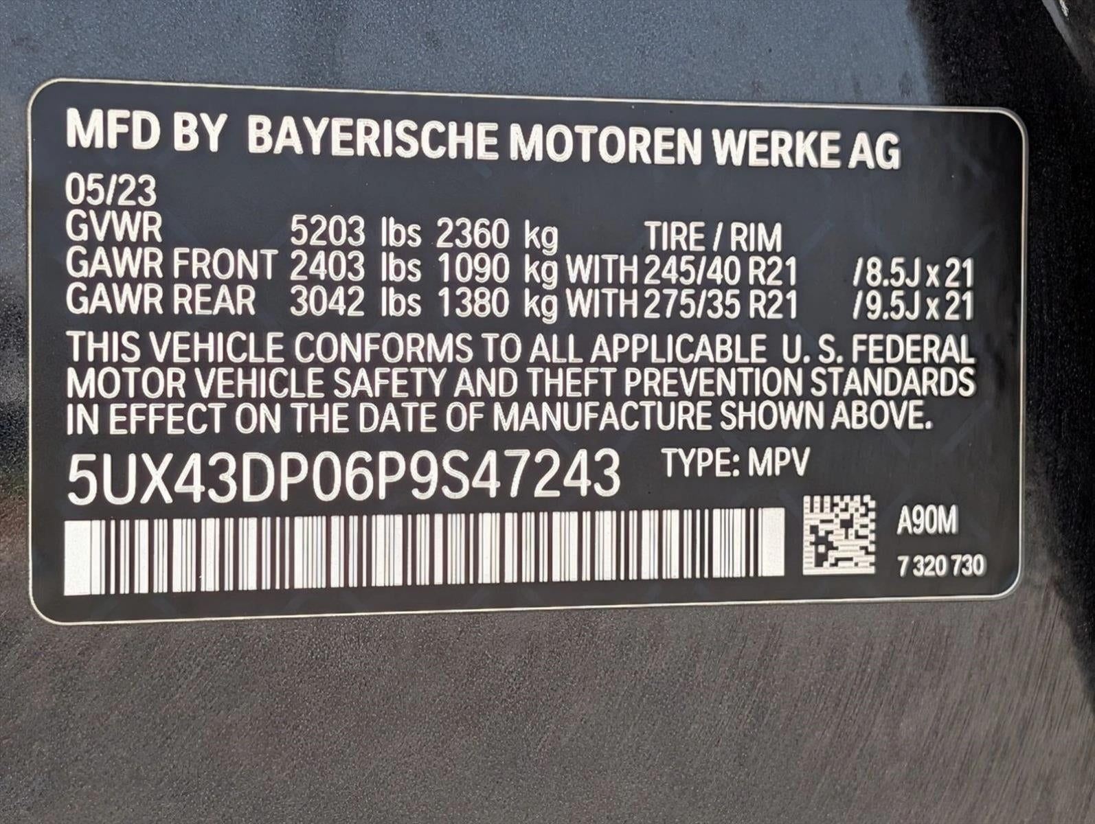 2023 BMW X3 sDrive30i Sports Activity Vehicle