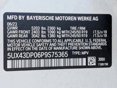 2023 BMW X3 sDrive30i Sports Activity Vehicle