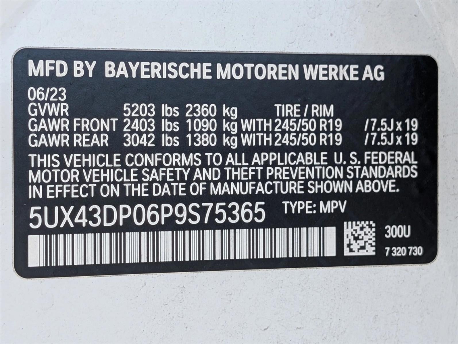 2023 BMW X3 sDrive30i Sports Activity Vehicle