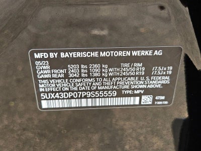 2023 BMW X3 sDrive30i Sports Activity Vehicle