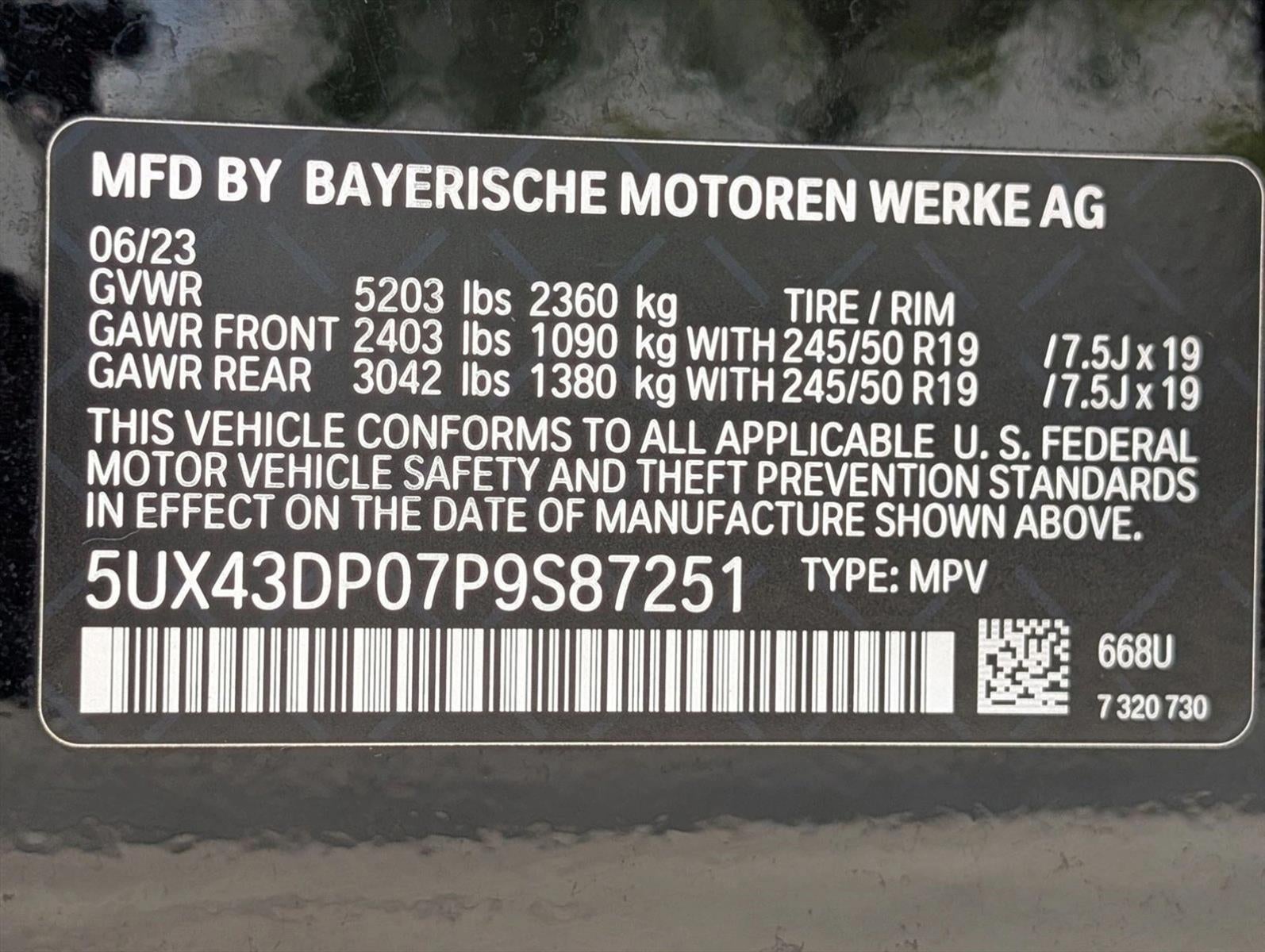 2023 BMW X3 sDrive30i Sports Activity Vehicle