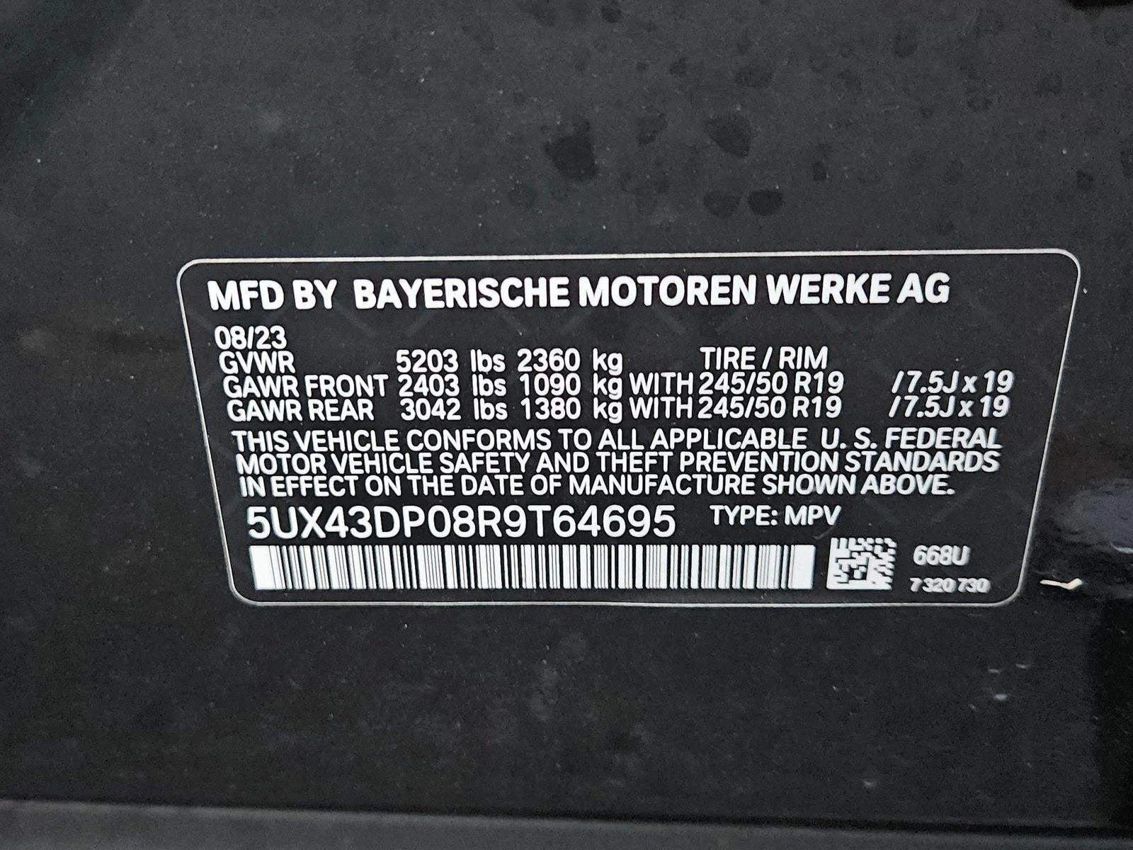 2024 BMW X3 sDrive30i Sports Activity Vehicle