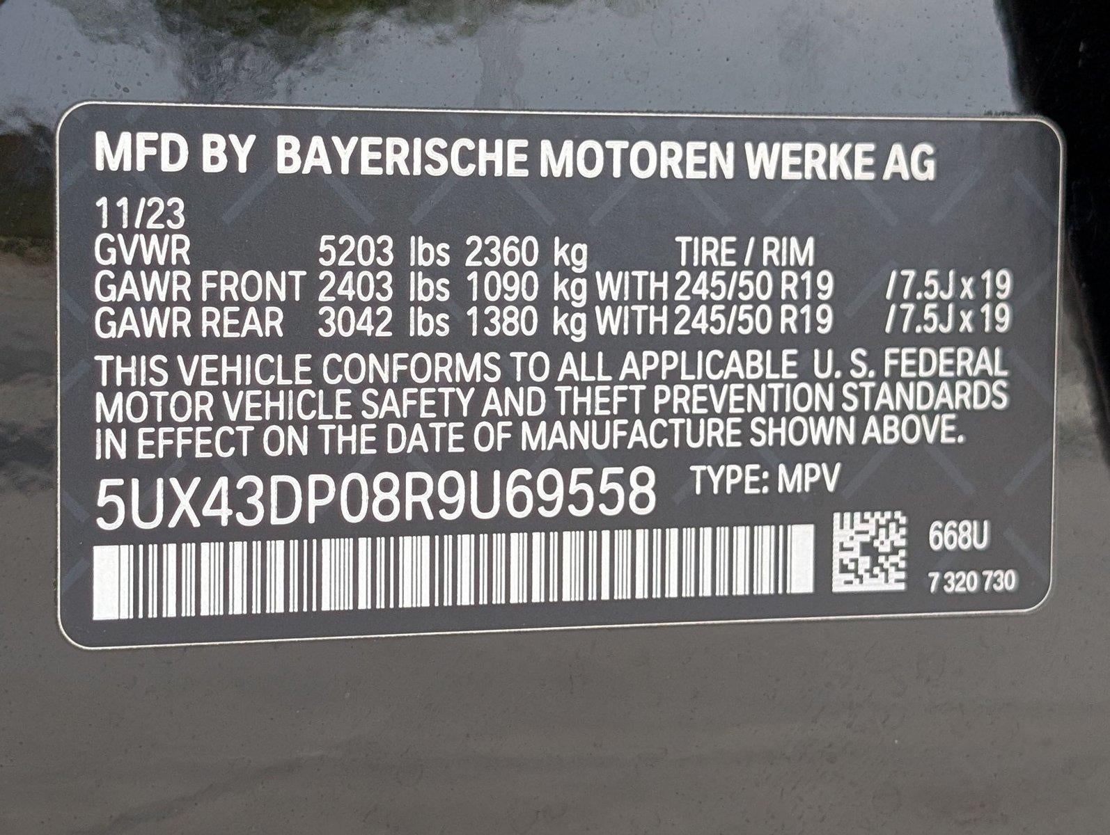 2024 BMW X3 sDrive30i Sports Activity Vehicle
