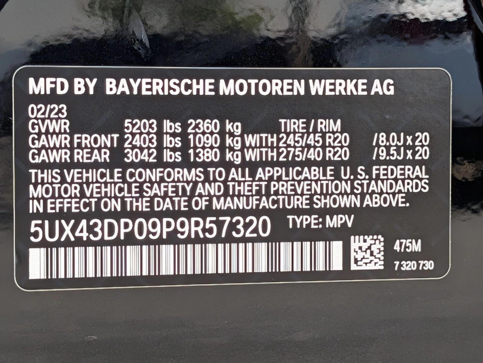 2023 BMW X3 sDrive30i Sports Activity Vehicle