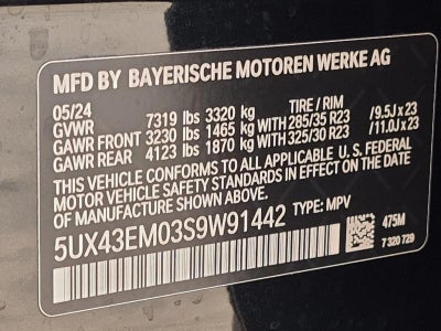 2025 BMW X7 ALPINA XB7 Sports Activity Vehicle