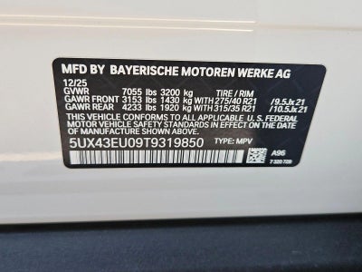 2026 BMW X5 xDrive50e Plug-In Hybrid
