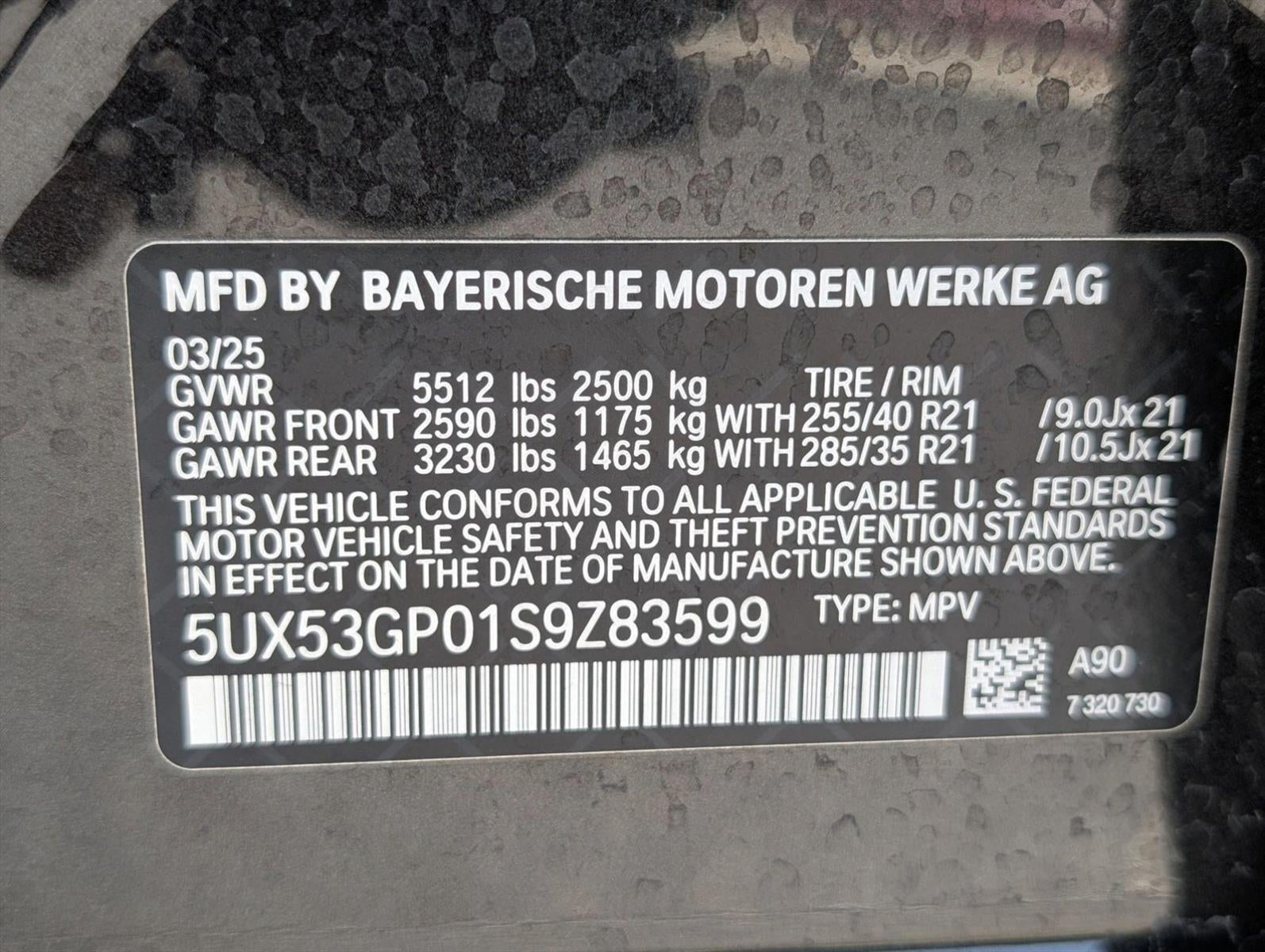 2025 BMW X3 30 xDrive Sports Activity Vehicle