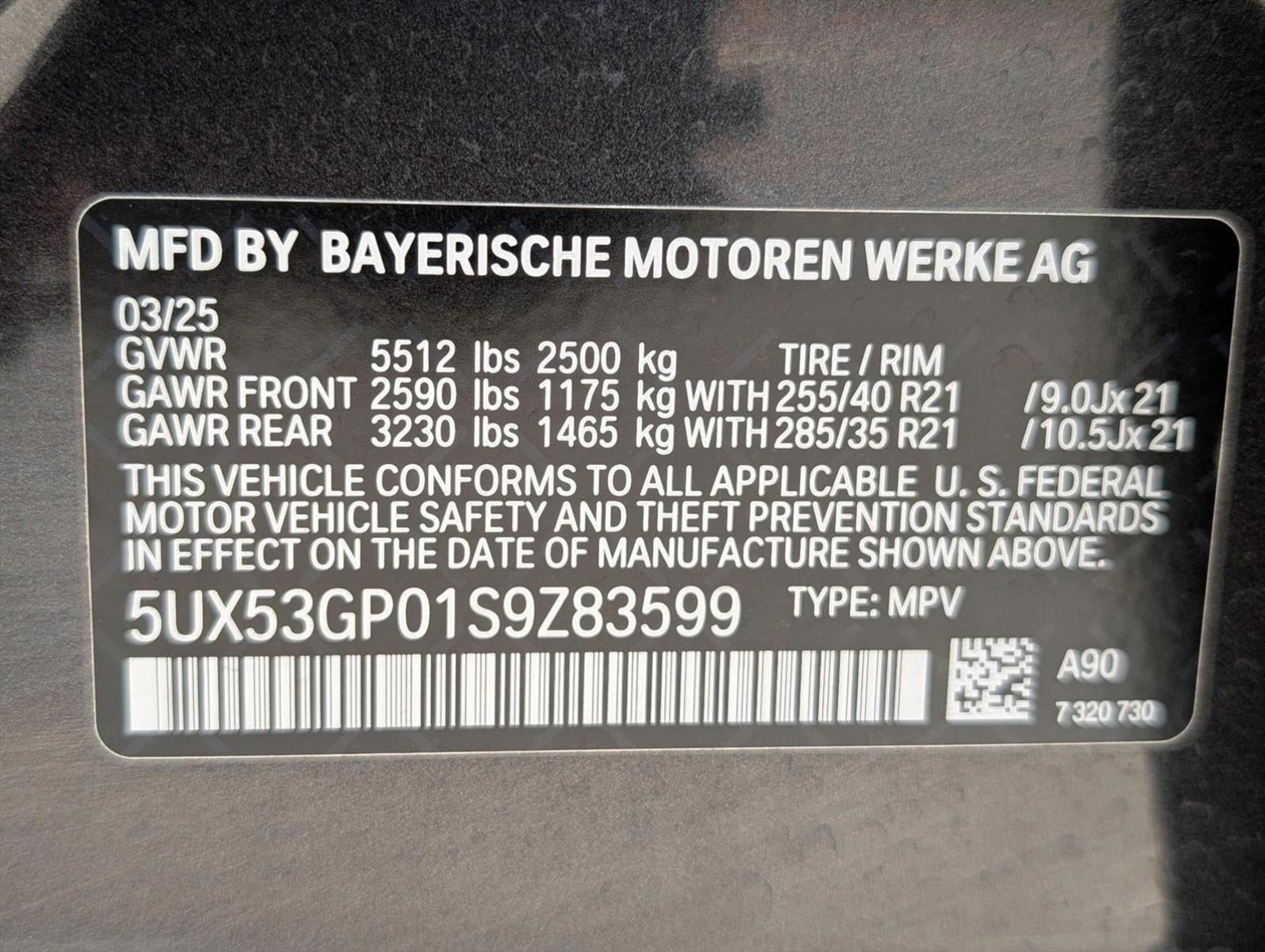 2025 BMW X3 30 xDrive Sports Activity Vehicle