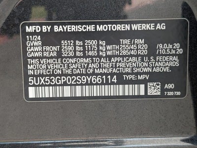 2025 BMW X3 30 xDrive Sports Activity Vehicle