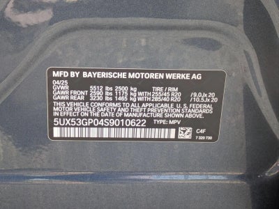 2025 BMW X3 30 xDrive Sports Activity Vehicle