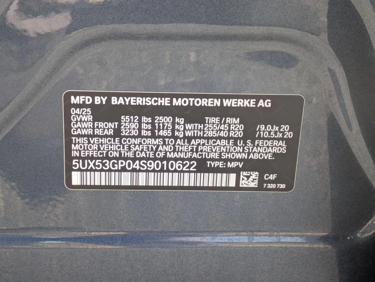 2025 BMW X3 30 xDrive Sports Activity Vehicle