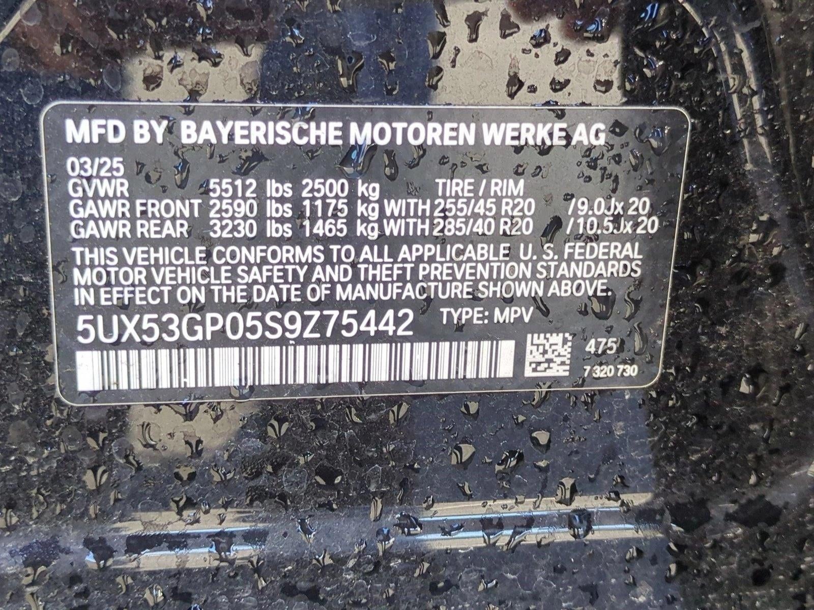 2025 BMW X3 30 xDrive Sports Activity Vehicle