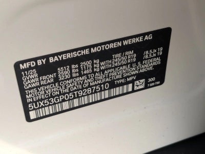 2026 BMW X3 30 xDrive Sports Activity Vehicle