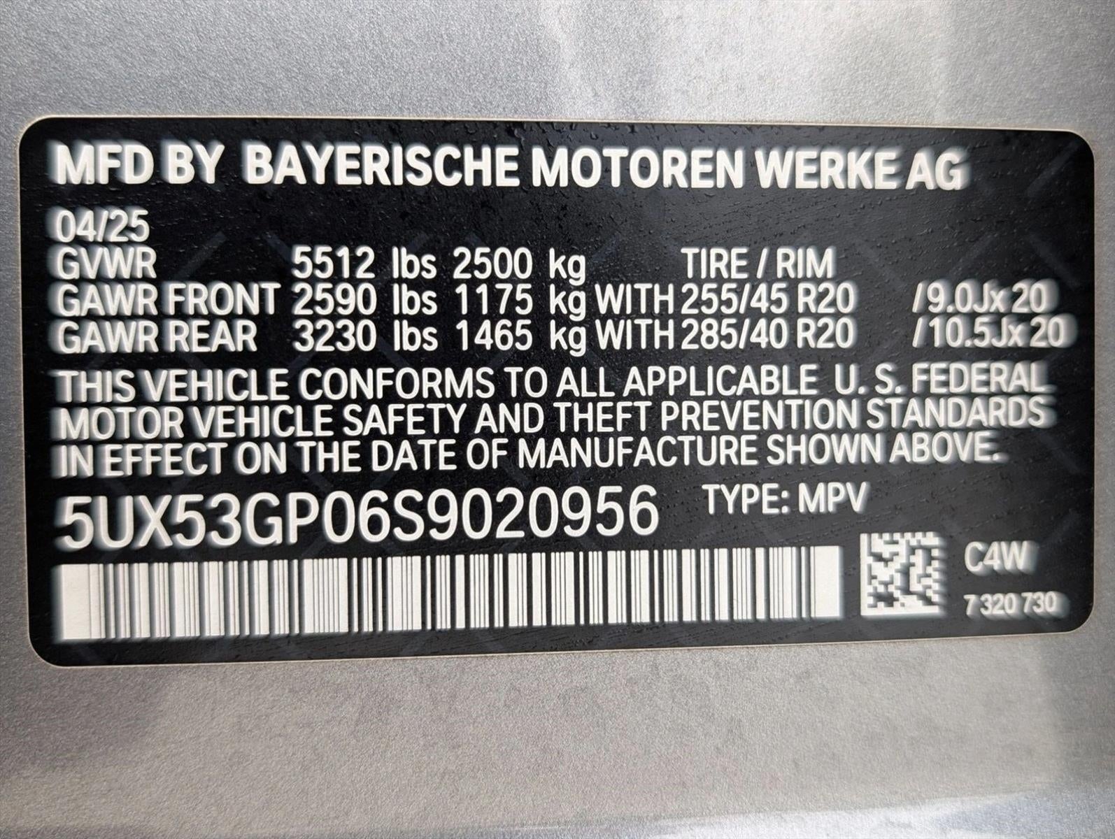 2025 BMW X3 30 xDrive Sports Activity Vehicle