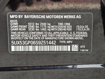 2025 BMW X3 30 xDrive Sports Activity Vehicle