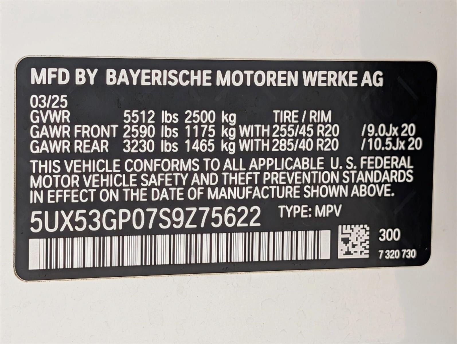 2025 BMW X3 30 xDrive Sports Activity Vehicle