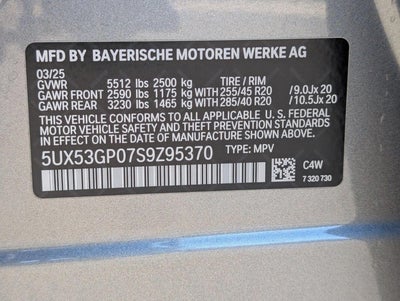 2025 BMW X3 30 xDrive Sports Activity Vehicle