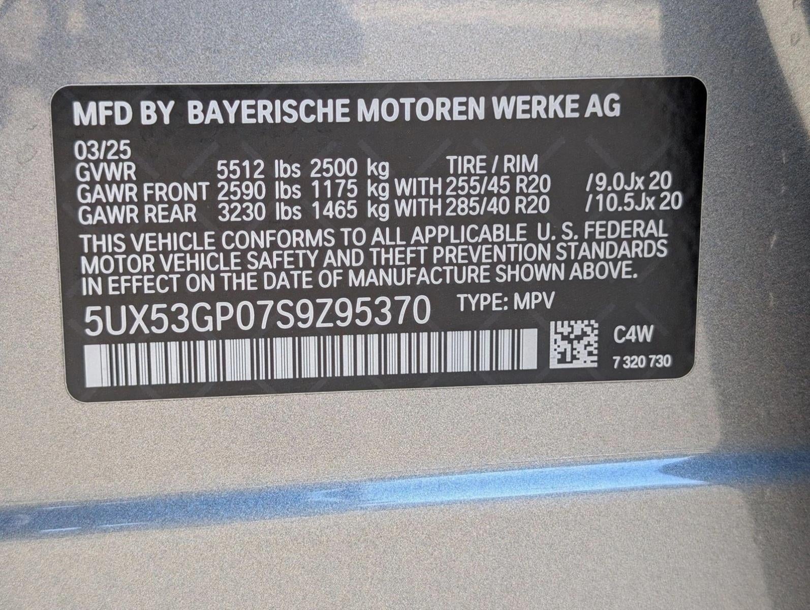 2025 BMW X3 30 xDrive Sports Activity Vehicle