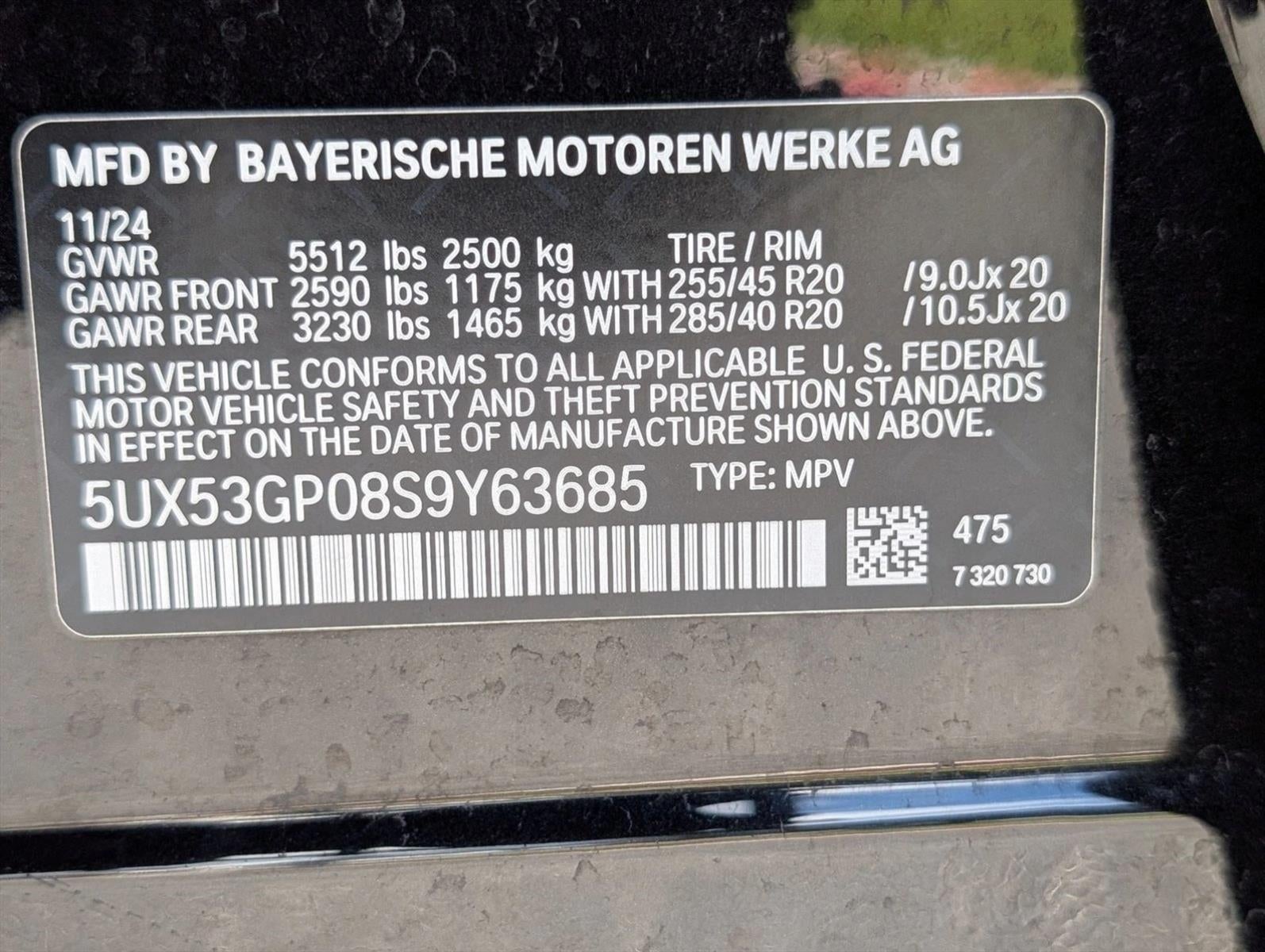 2025 BMW X3 30 xDrive Sports Activity Vehicle