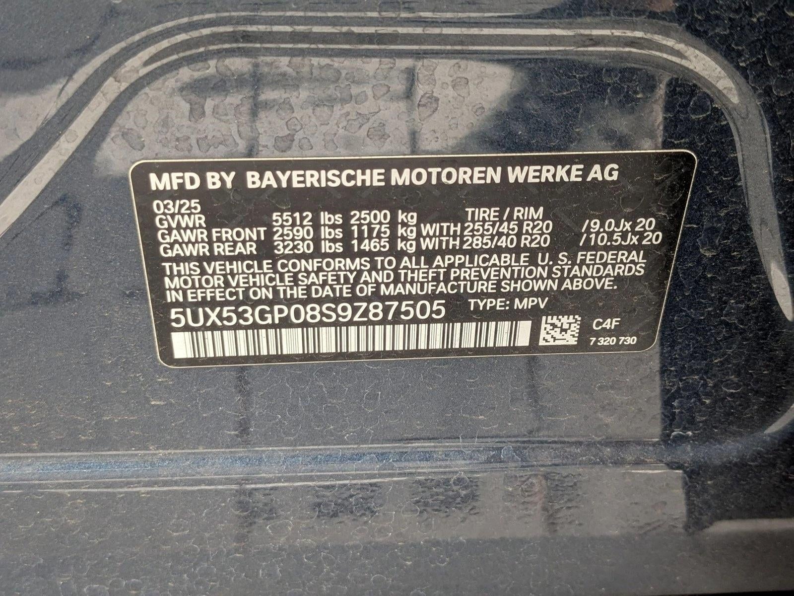 2025 BMW X3 30 xDrive Sports Activity Vehicle