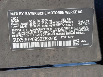 2025 BMW X3 30 xDrive Sports Activity Vehicle