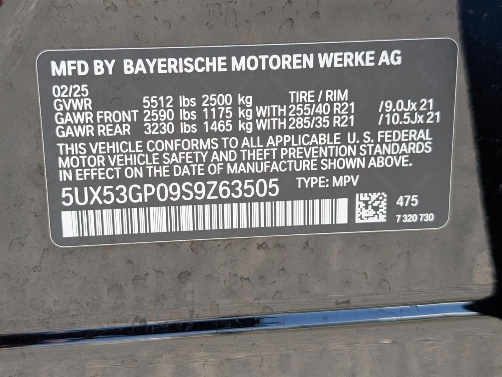 2025 BMW X3 30 xDrive Sports Activity Vehicle