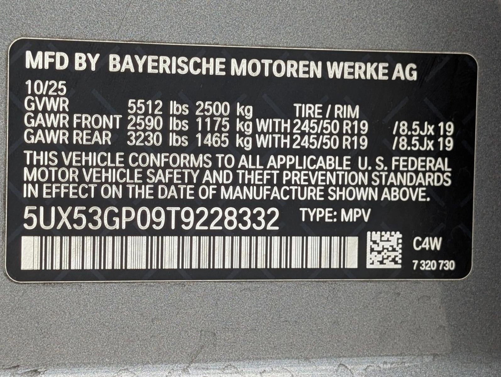 2026 BMW X3 30 xDrive Sports Activity Vehicle