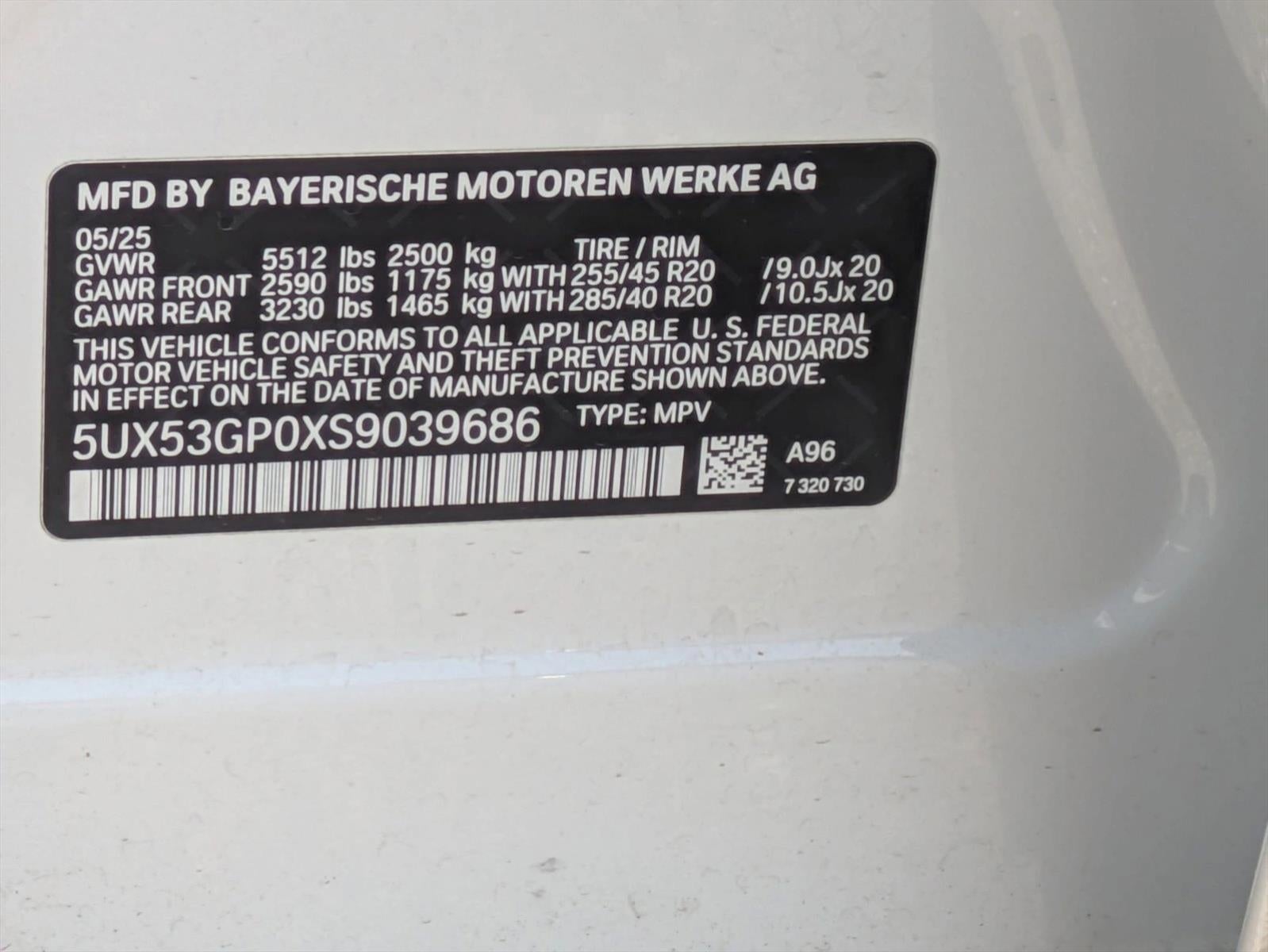 2025 BMW X3 30 xDrive Sports Activity Vehicle