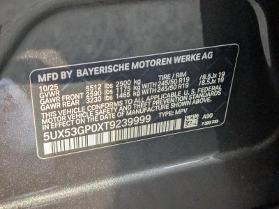 2026 BMW X3 30 xDrive Sports Activity Vehicle