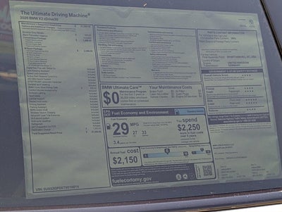 2026 BMW X3 30 xDrive Sports Activity Vehicle