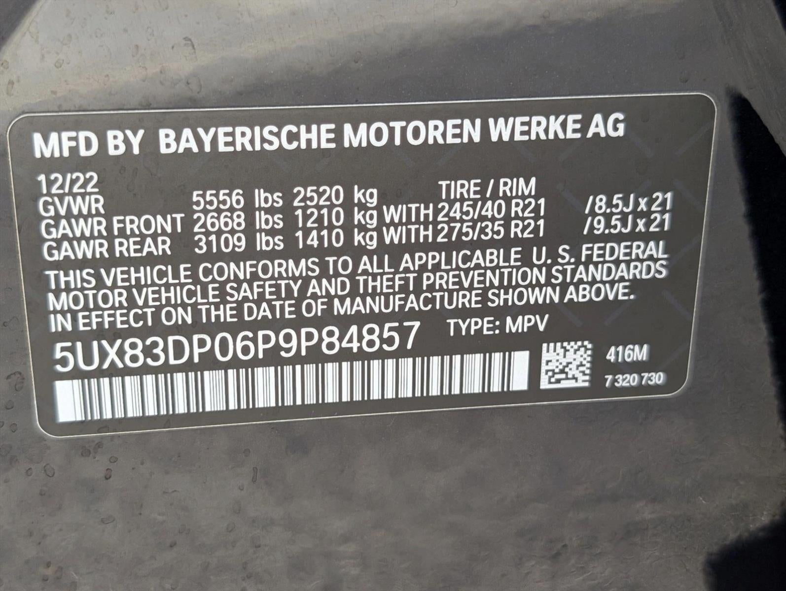 2023 BMW X3 M40i Sports Activity Vehicle