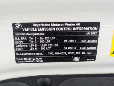 2022 BMW X5 sDrive40i Sports Activity Vehicle