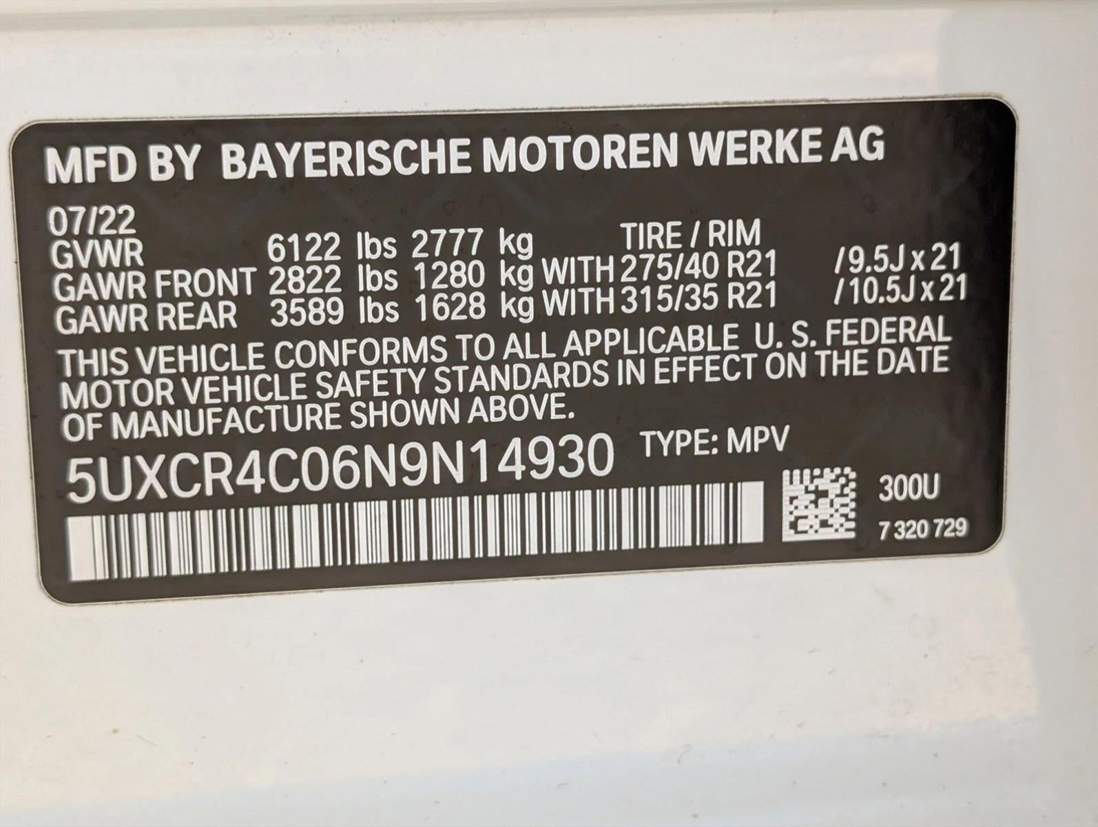 2022 BMW X5 sDrive40i Sports Activity Vehicle