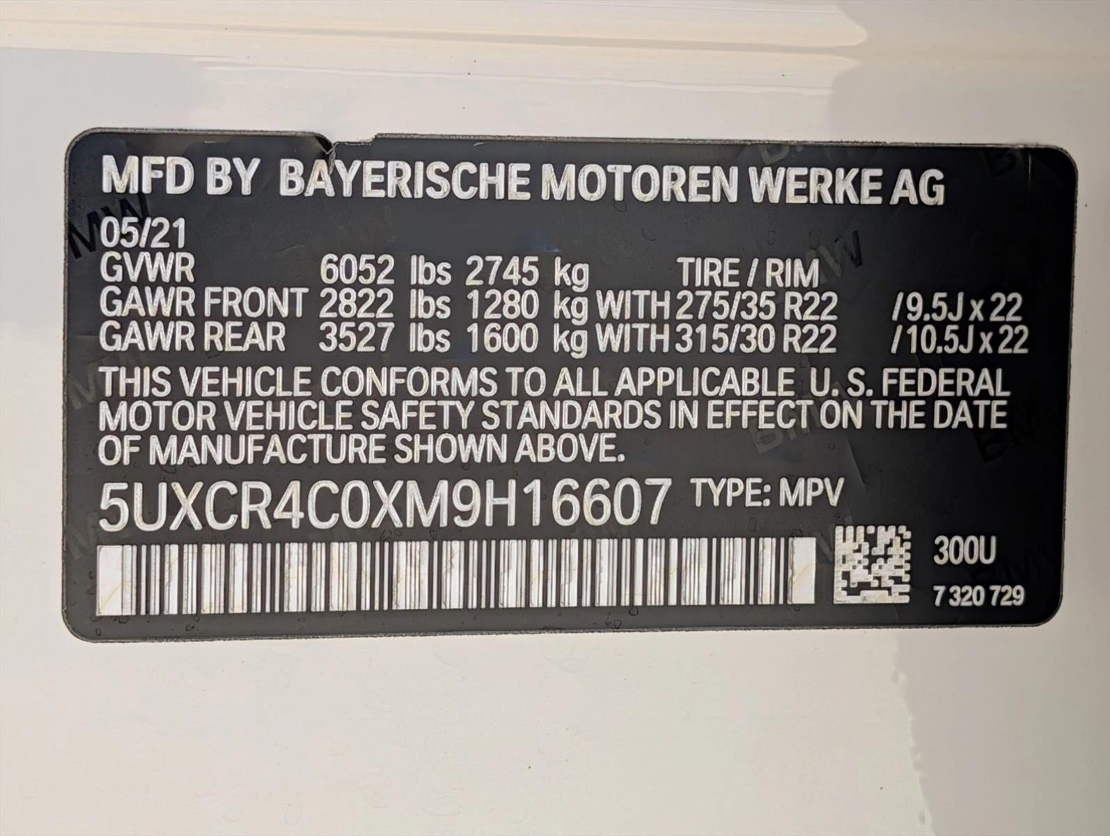 2021 BMW X5 sDrive40i Sports Activity Vehicle