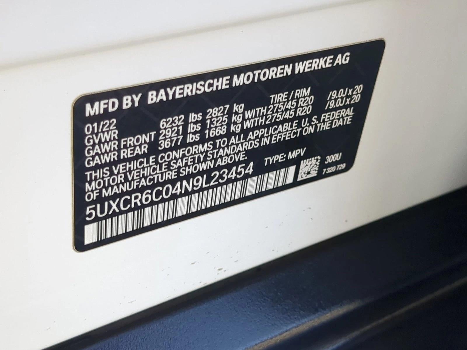 2022 BMW X5 xDrive40i Sports Activity Vehicle
