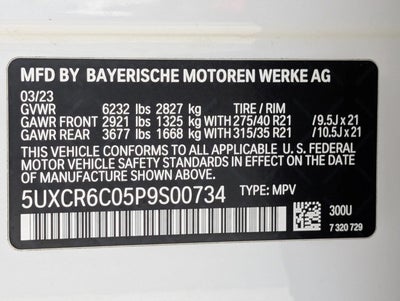 2023 BMW X5 xDrive40i Sports Activity Vehicle