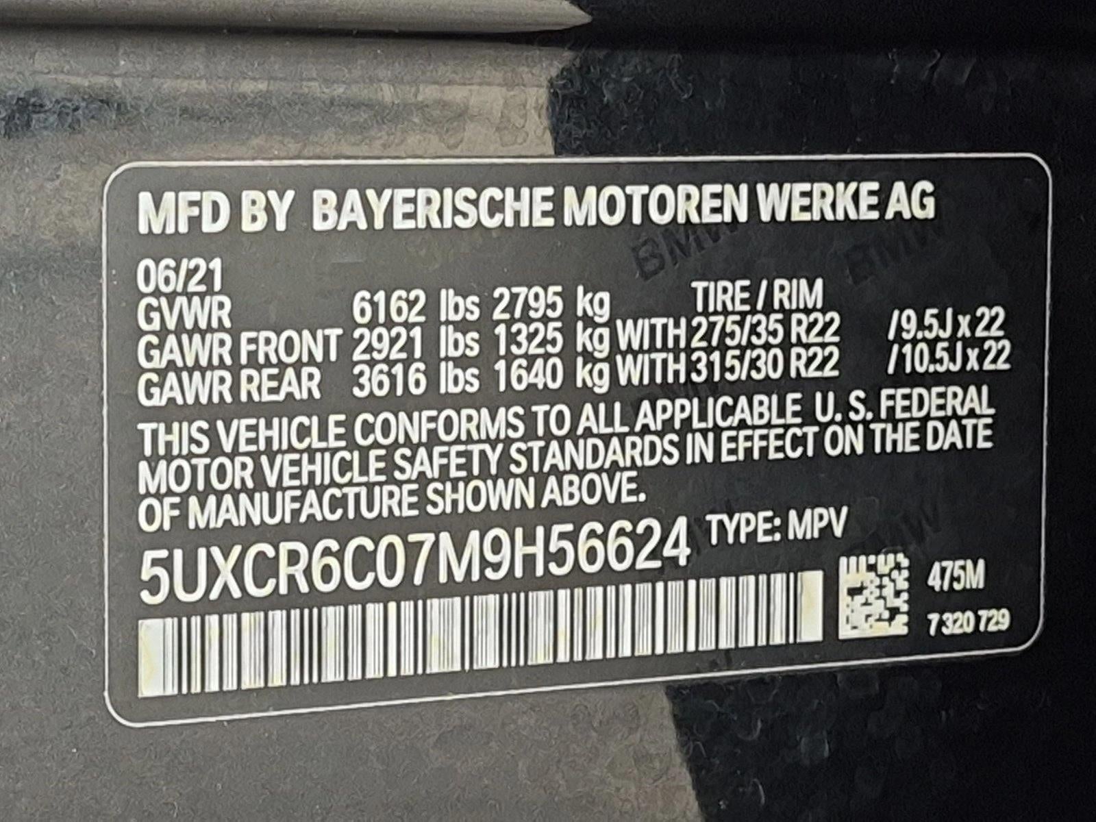 2021 BMW X5 xDrive40i Sports Activity Vehicle