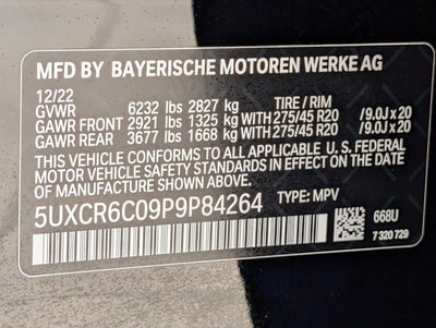 2023 BMW X5 xDrive40i Sports Activity Vehicle