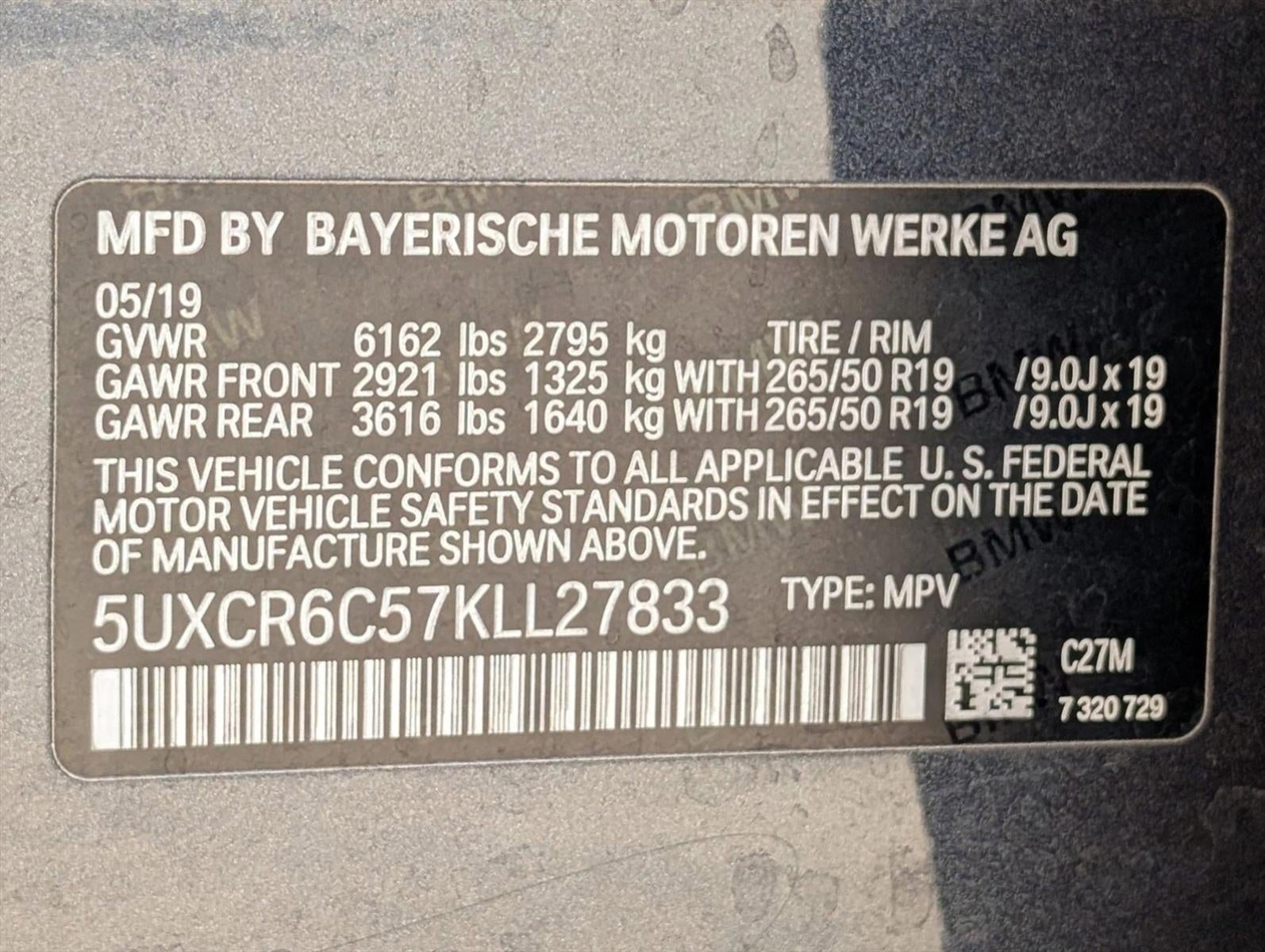 2019 BMW X5 xDrive40i Sports Activity Vehicle
