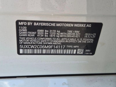 2021 BMW X7 xDrive40i Sports Activity Vehicle
