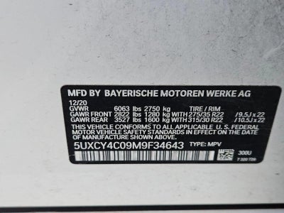 2021 BMW X6 sDrive40i Sports Activity Coupe